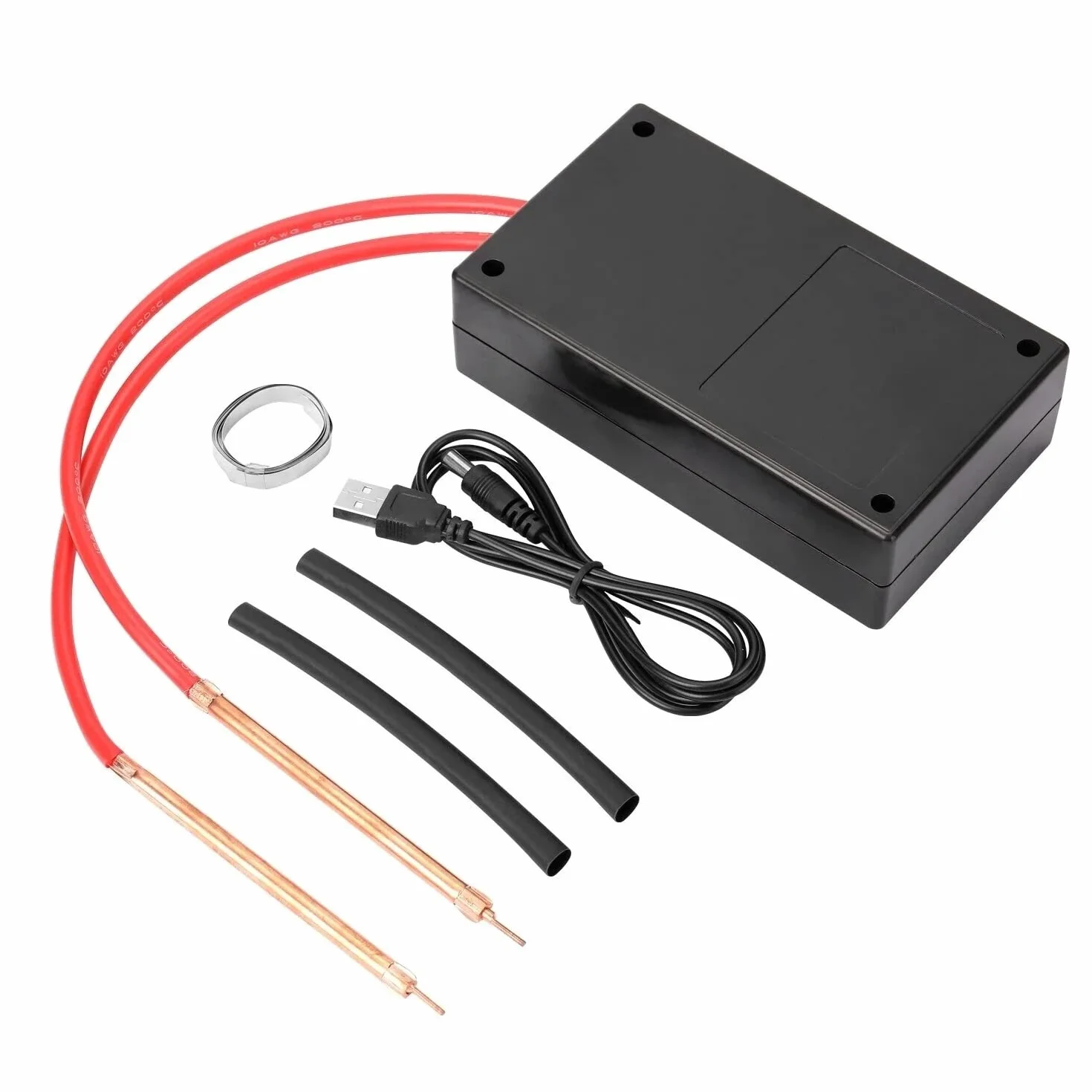 WANGCL 18650 Soldador por puntos de batería, Máquina de soldadura por puntos, Mini herramienta portátil de soldador por puntos Juego completo de bricolaje Soldadura por puntos Mini Herramienta