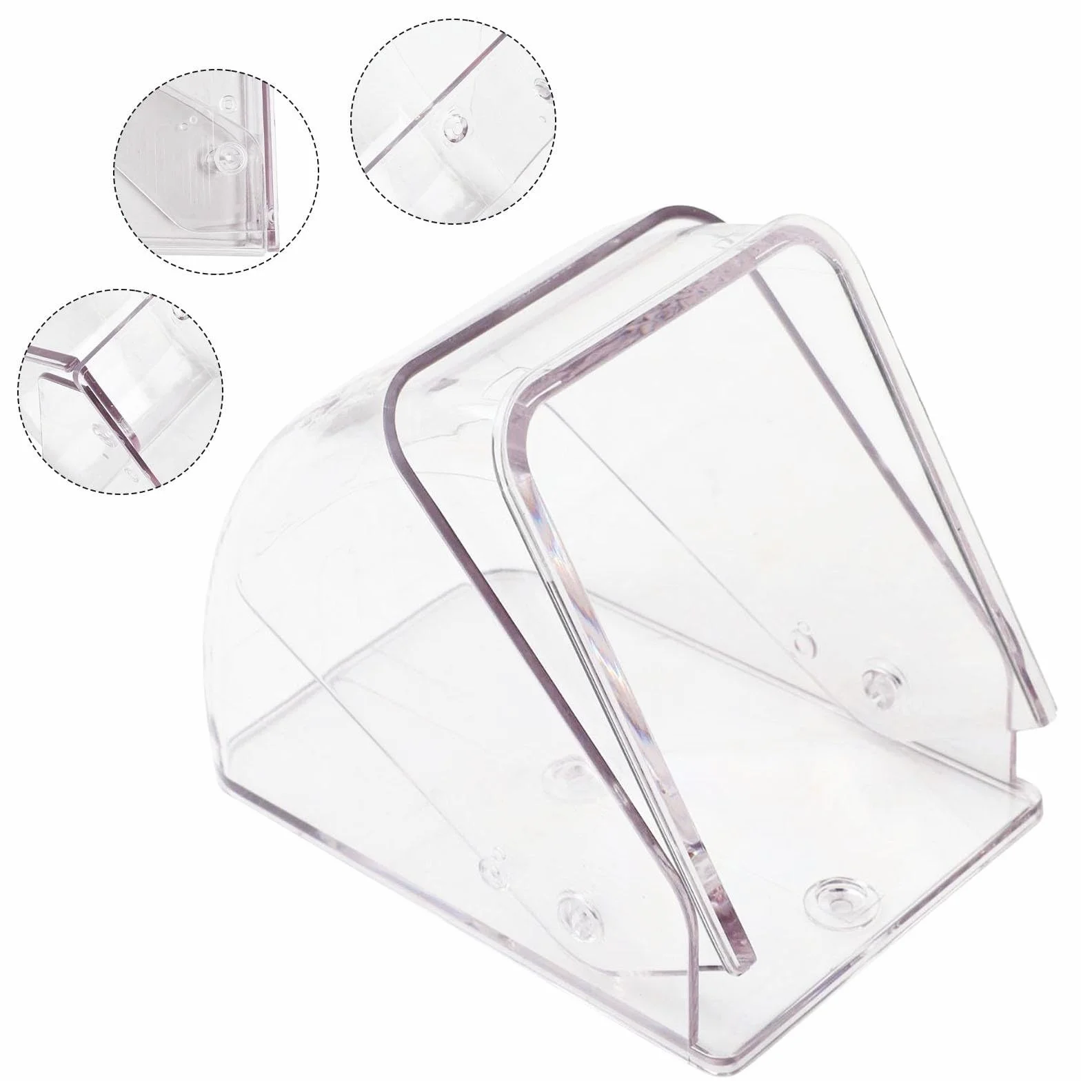 Caja impermeable transparente para timbre inalámbrico exterior protección cubierta