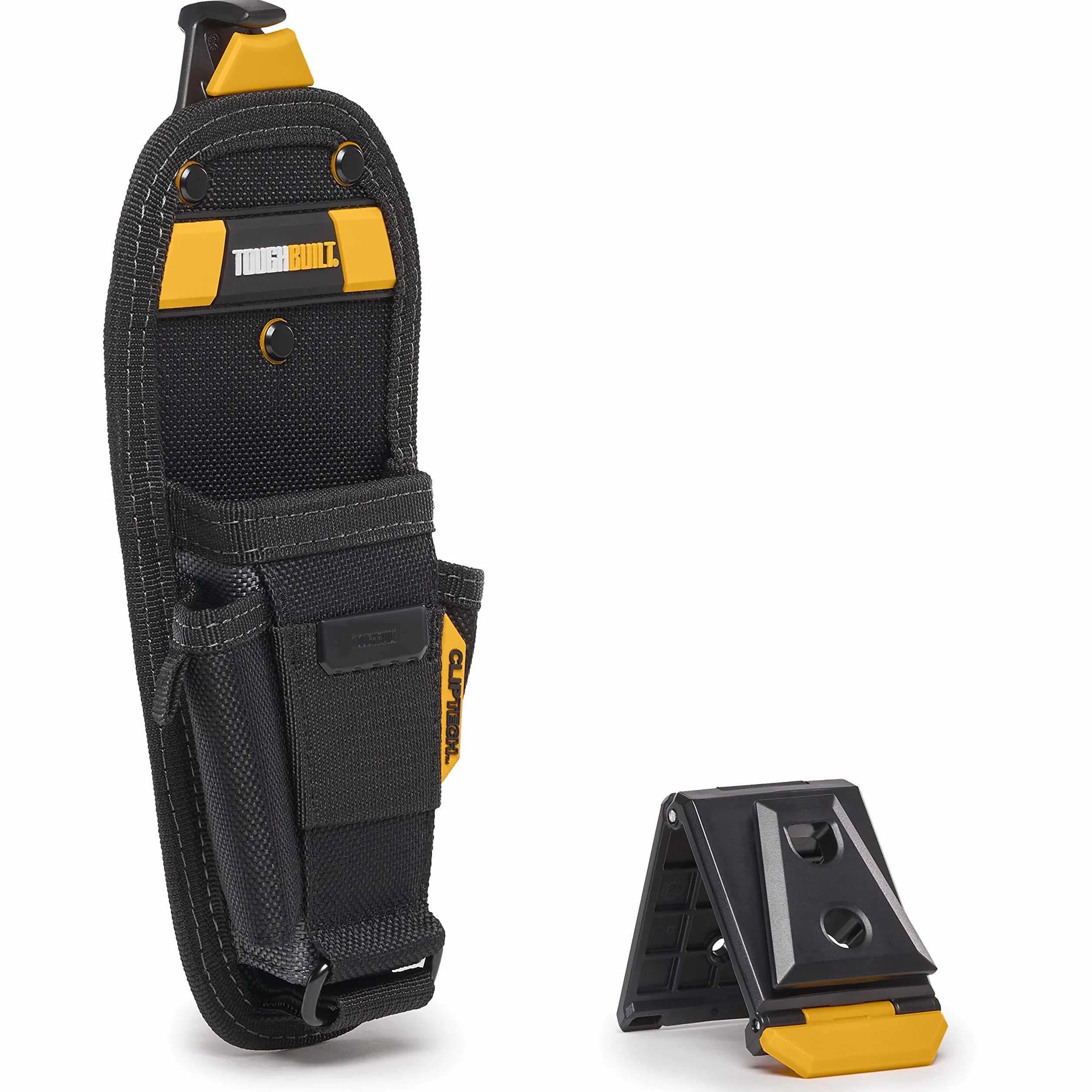 ToughBuilt Bolsa de herramientas para alicates, bolsillos, clip cinta métrica, organizador ajustable