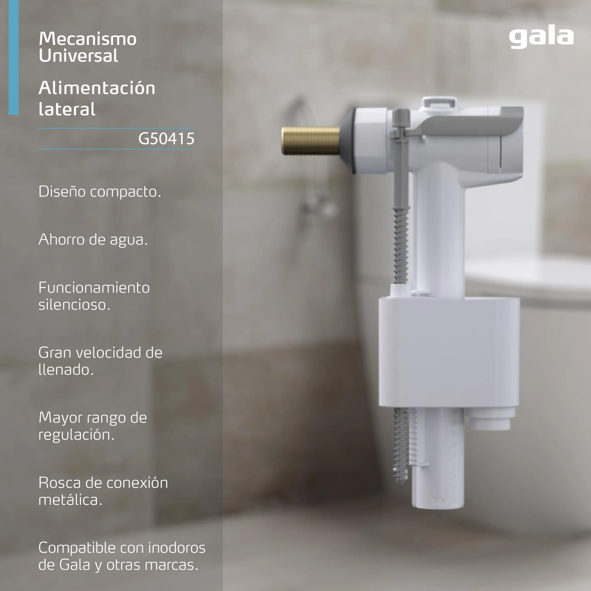 Roca G5041500 Mecanismo Entrada Lateral A3L Recambio Porcelana Baño