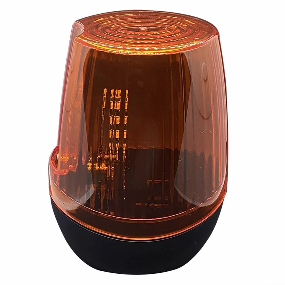 Luz intermitente para puerta de garaje con 12-265 V CA/CC, IP54 resistente a la intemperie, frecuencia de 1 Hz, para seguridad de puerta oscilante o corredera en mejoras del hogar