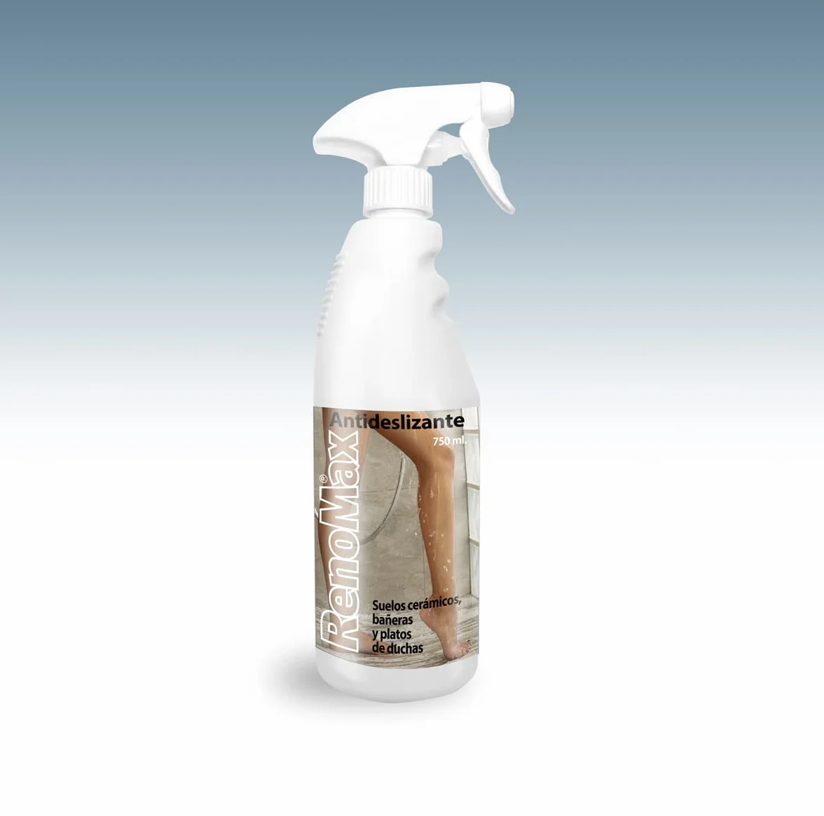 Renomax - Spray Antideslizante Ducha | Antideslizante Bañera Spray Eficaz contra Resbalones en Superficies Lisas y Húmedas | Fácil de Aplicar, Resistente, Transparente | 400ml
