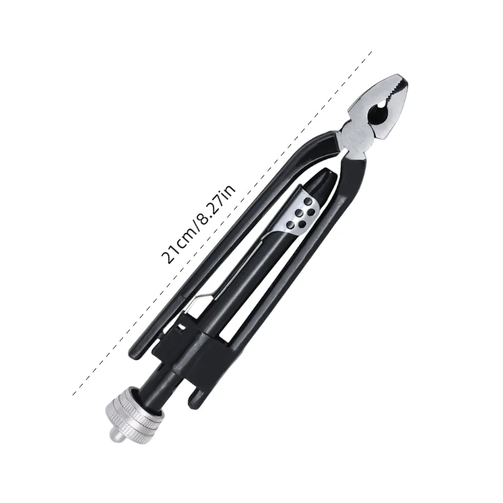 Tenazas de torsión de alambre de 6 pulgadas, herramienta de torsión de alambre de 0,3-0,7 mm para agarrar, torcer y cortar para reparaciones mecánicas y automotrices