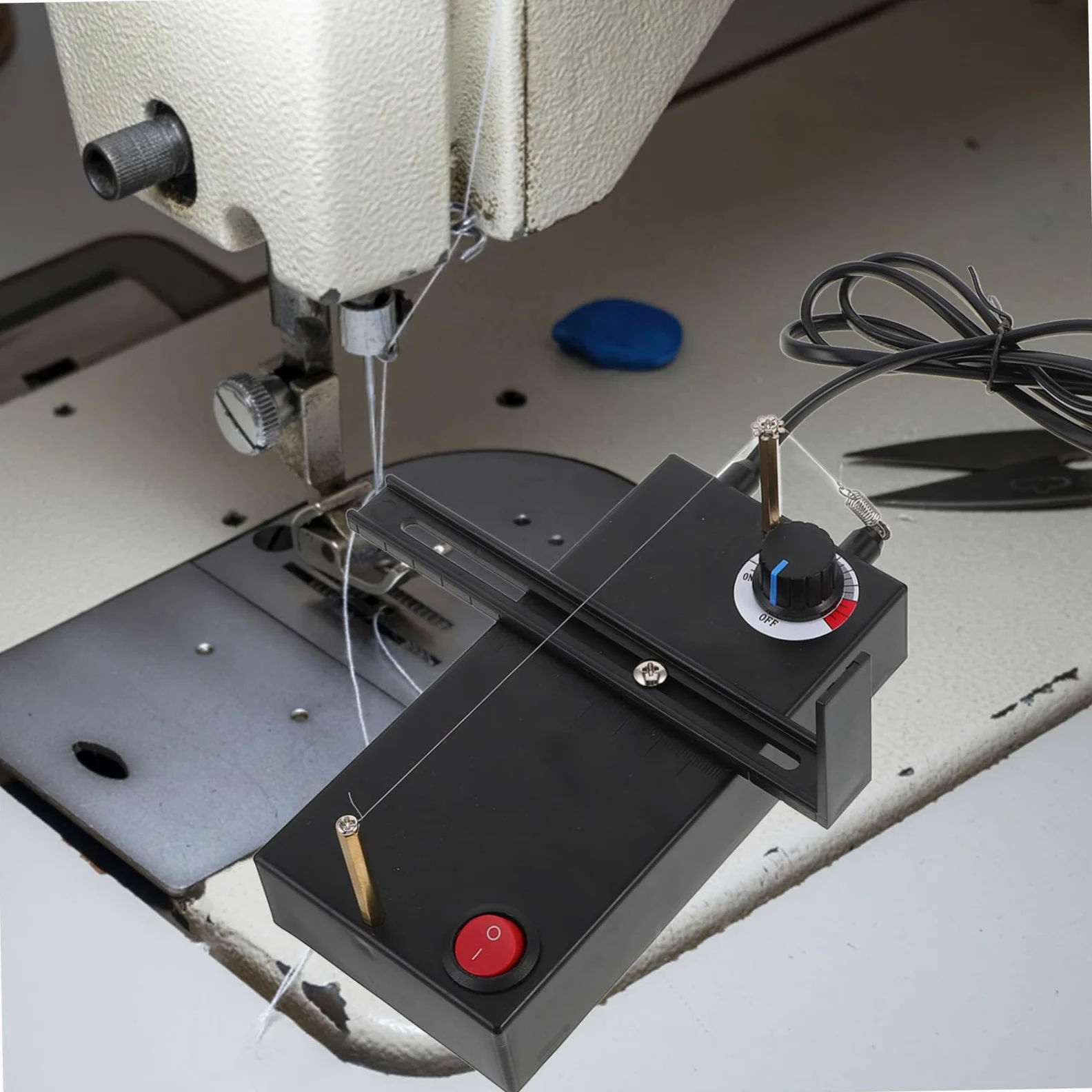 Cortador Eléctrico de Cinta Caliente - Ajustable Máquina de Portátil para Manualidades de Cuerda DIY Herramienta de y Segura para Cintas y Bandas Elásticas