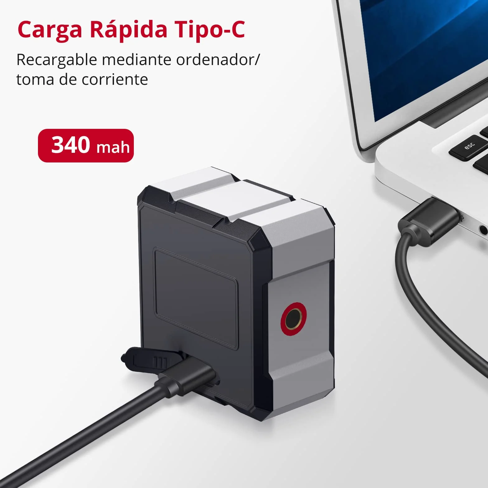 Inclinometro Digital 4x90° con Laser Electronico IP54 Impermeable