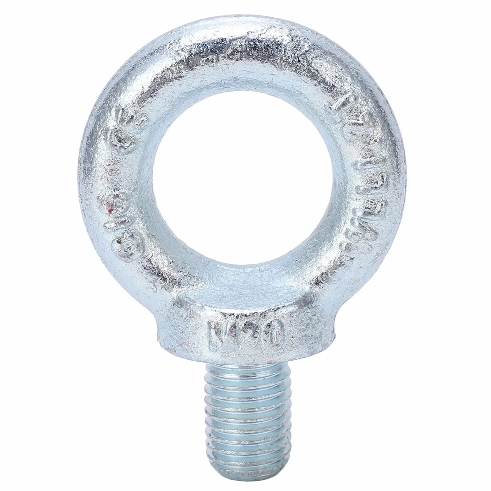 Perno de Argolla, 2 Pernos de Anillo de Elevación, Cáncamo de Hombro de Elevación con Rosca Profunda, para Energía Eléctrica de Puerto de Construcción Naval M20, Redondo (M20)
