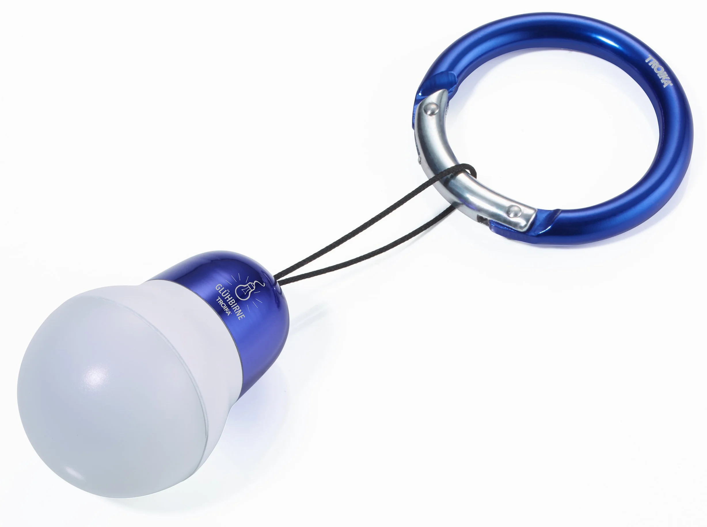 TROIKA BAG LIGHT Linterna de llavero LED Azul, Blanco