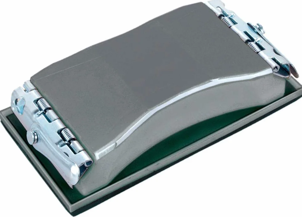 wolfcraft Lijador manual I 2891000 I Para el lijado de superficies y esquinas de 90° I Para cualquier hoja de lijar de 93 x 230 mm I Para proyectos de lijado en madera, plástico, placa de yeso etc