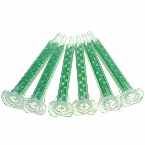 50Pcs F6-16 Green Ab Glue Tubo De Mezcla Boca Estática Sección 16 Boquillas