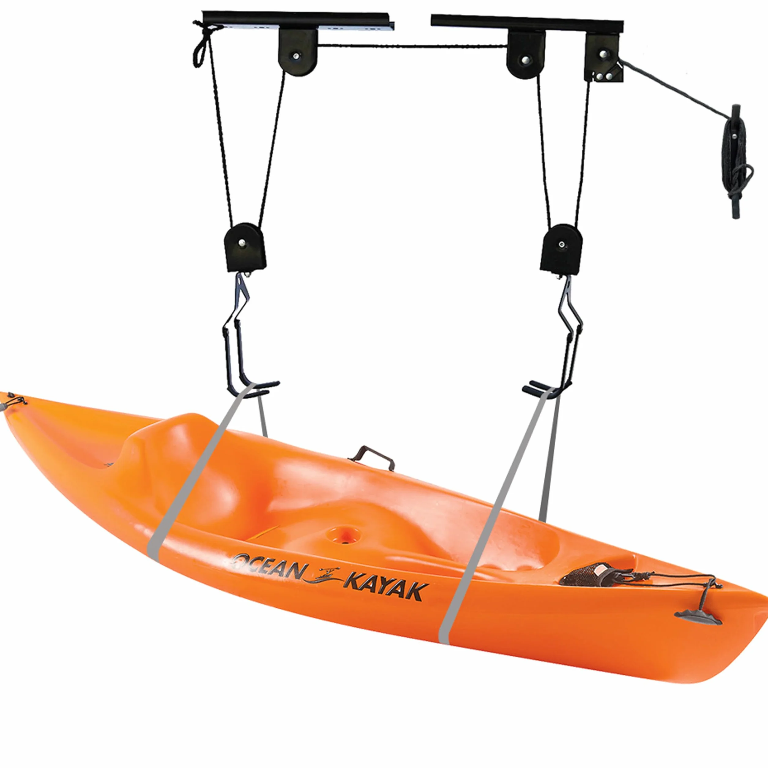 Retoo Elevador de Bicicleta, Soporte Suspensión, Capacidad 20 kg, Montaje en Techo, Almacenamiento Garaje, Cuerda 15m, Negro