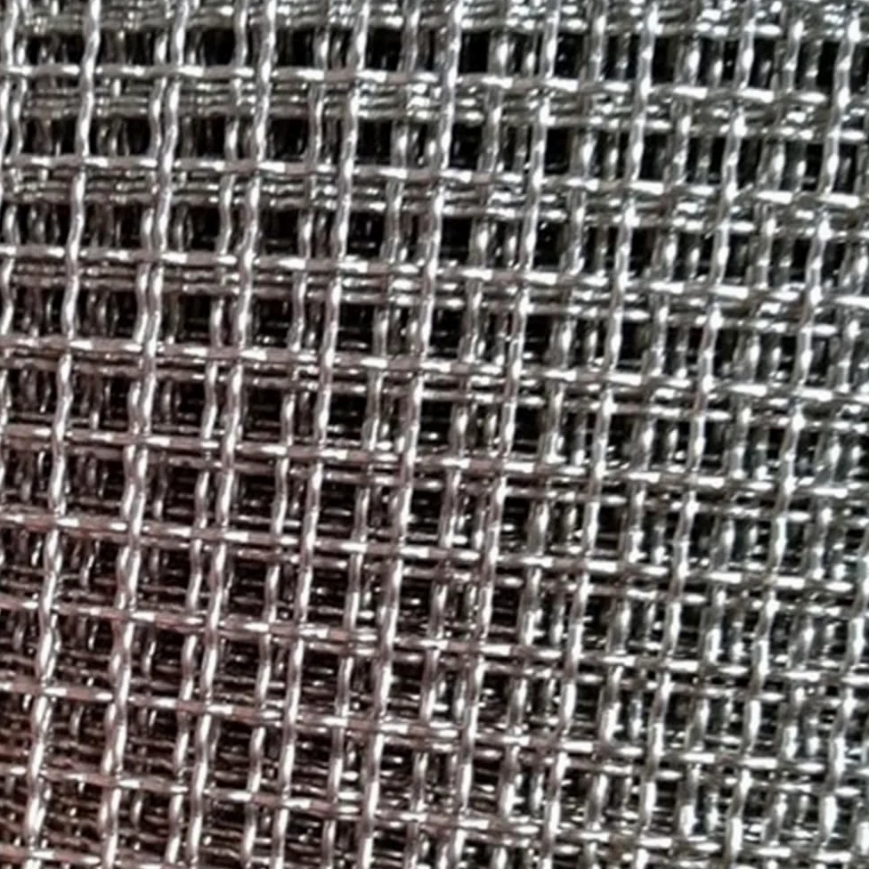 Malla metálica de 1 metro/rollo, fabricada en acero inoxidable 304, malla de alambre ondulado tejido, con relieve (1 unidad).(10MM*0.8MM*1METER)