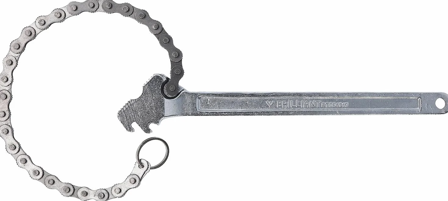 BRILLIANT TOOLS BT064917 Llave de cadena para tubos [Powered by KS TOOLS]
