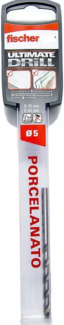 fischer - Broca porcelánico para metal, Ultimate Drill 6x100 (1 unidad)