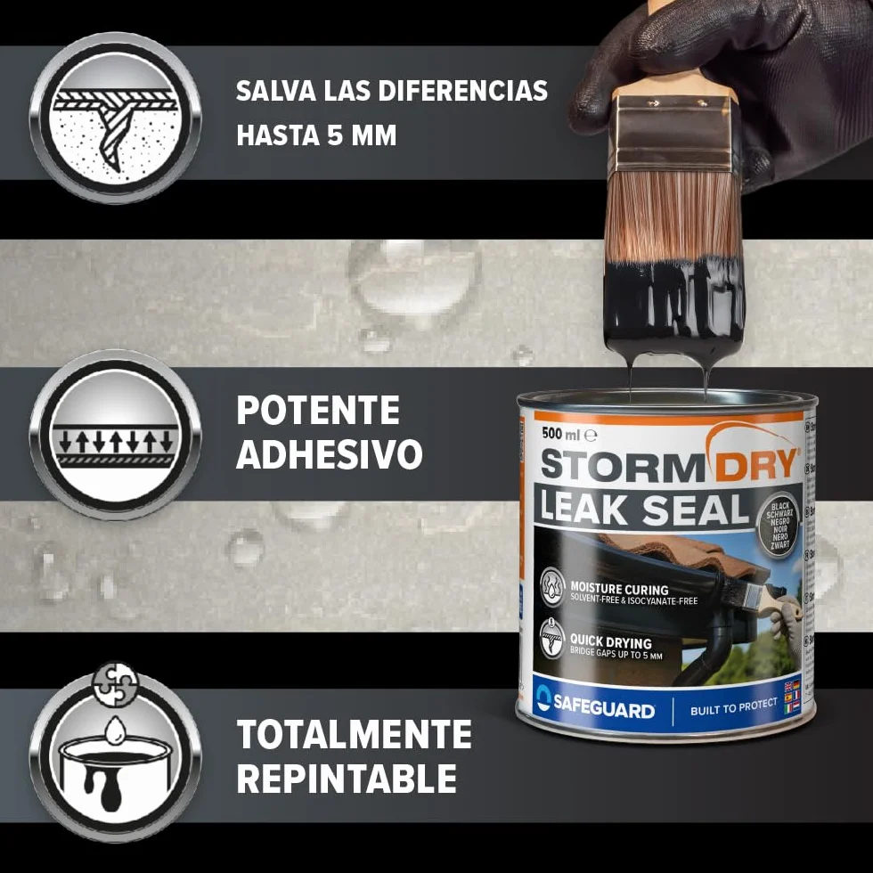 Stormdry® Sellador de Fugas: Solución de Emergencia Todo en Uno para Goteras y Reparaciones | Impermeabilizante de Reparacion