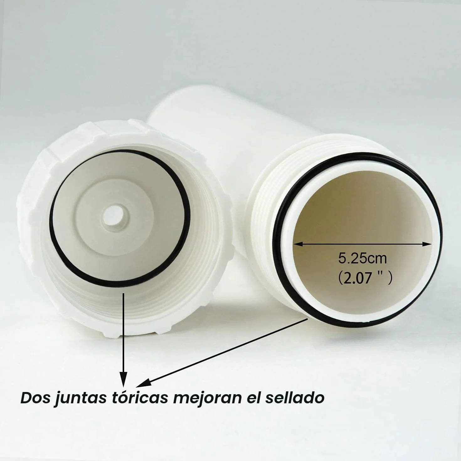 HUINING Carcasa de Membrana RO para Cartucho de Filtro de Agua de Ósmosis Inversa Residencial