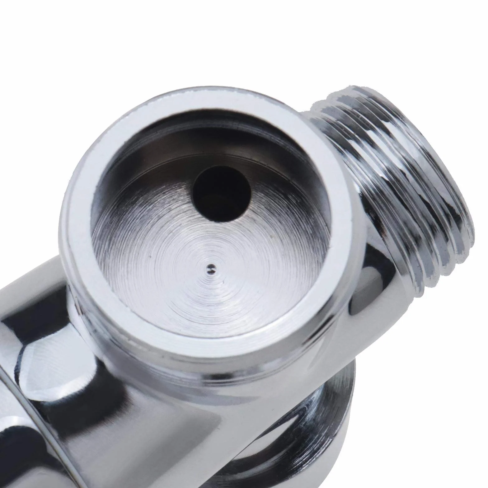 Create idea Válvula de Baño Desviada Cromada Adaptador en T BSP de 3/4" Y 1/2" para Termostato Mezclador