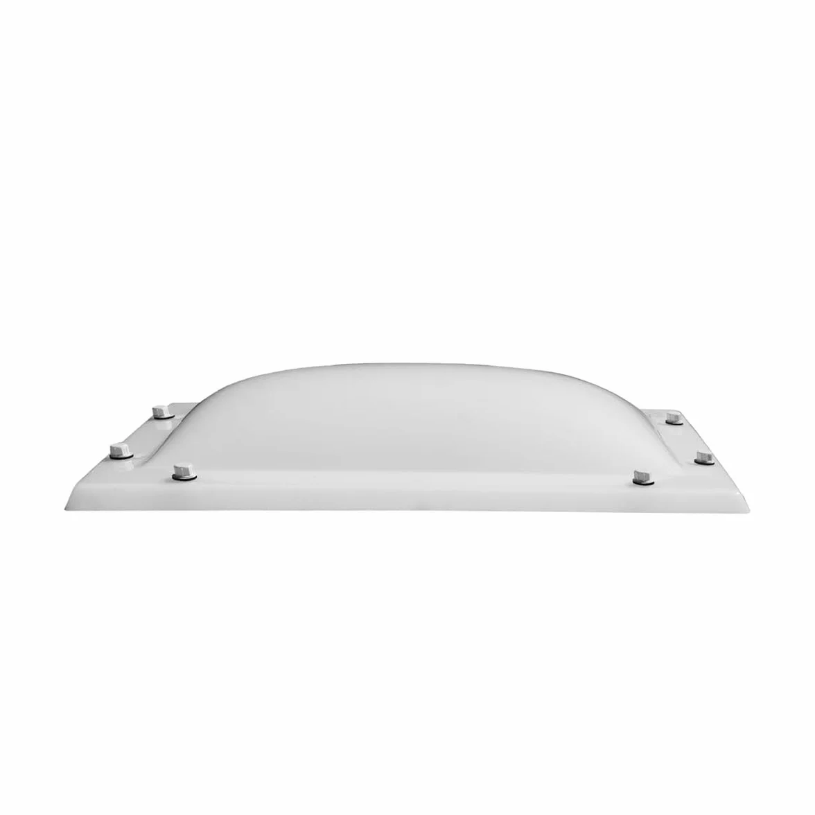 Cúpula Blanco Opal para Claraboya Techo Rectangular - Incluye Juntas, Fijaciones y Accesorios de Montaje - Tragaluz - Fabricada en Metacrilato - CxD = 60 x 90 cm - ExF = 74 x 104 cm