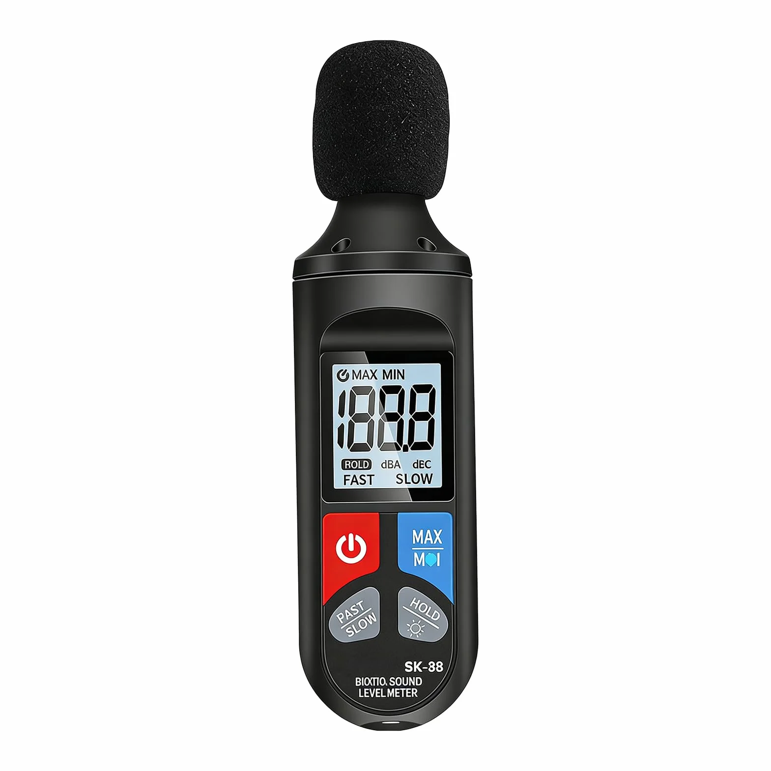 Medidor de decibelios - Sensor de ruido de medición de ruido de 30-130dB | Medidor de decibelios para vecinos de ruido,Para clase, vecinos, en el coche, oficina, hogar, instrumentos musicales