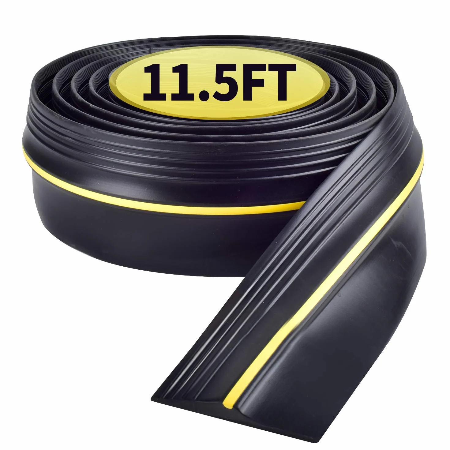 3.5m/13mm Espesor Sello de umbral de puerta de garaje Tira de reemplazo fácil de cortar resistente a la intemperie (11.5ft/3.5m)