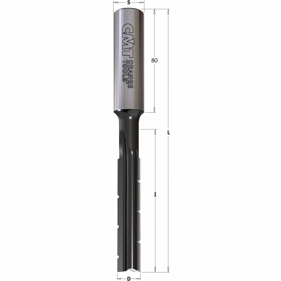 CMT Orange Tools 102.120.32 - Broca cortes rectos con rompevirutas kss d 12 z2 s 16x50 sx