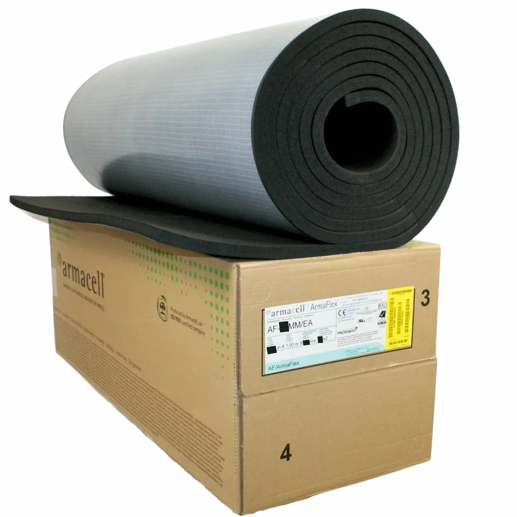 Armaflex AF 10 mm 50 cm x 1 m Estera aislante autoadhesiva para aislamiento térmico y frío de caucho