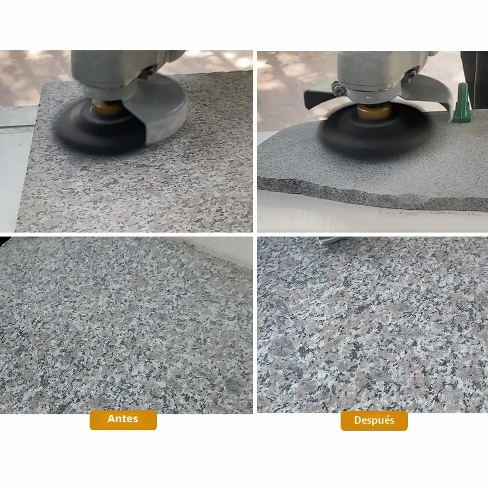 SHDIATOOL Diamante Almohadilla de Pulido 7 Piezas Grano 100 para Pulir en Seco Mármol Granito Piedra Cerámica Dia 100mm/4 Pulgadas