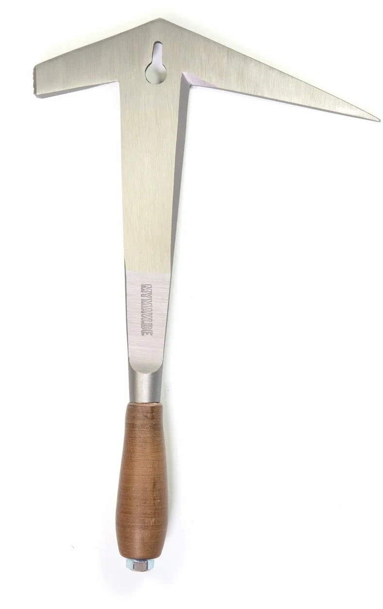 Martillo para pizarra con mango de cuero, diestros