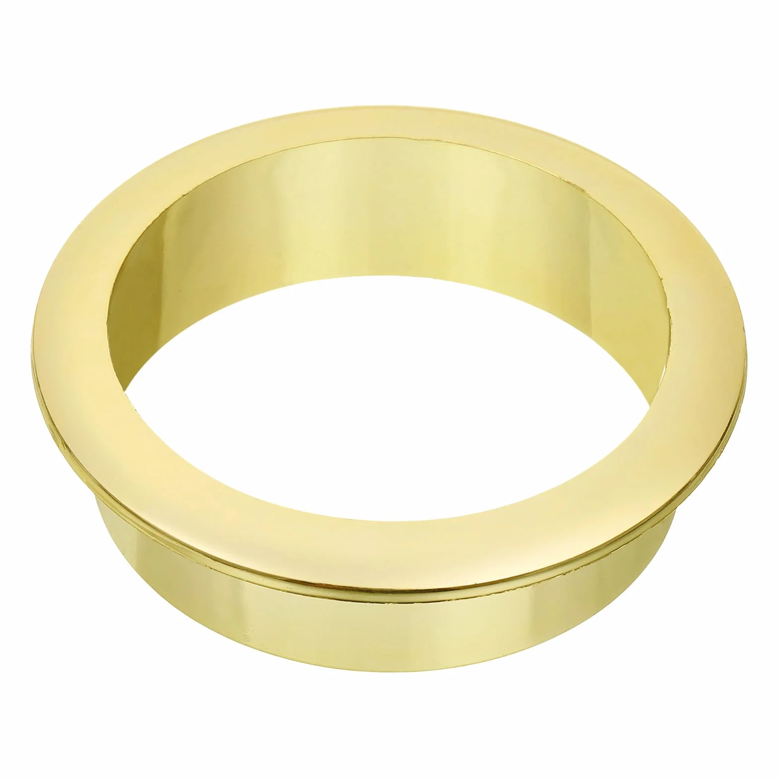 QUARKZMAN 1 Pieza 2.17" (55mm) Pasacables de Nylon para Escritorio, Cubierta de Orificio de Cable de Plástico, Organizador de Cables para Escritorio de Computadora, Dorado
