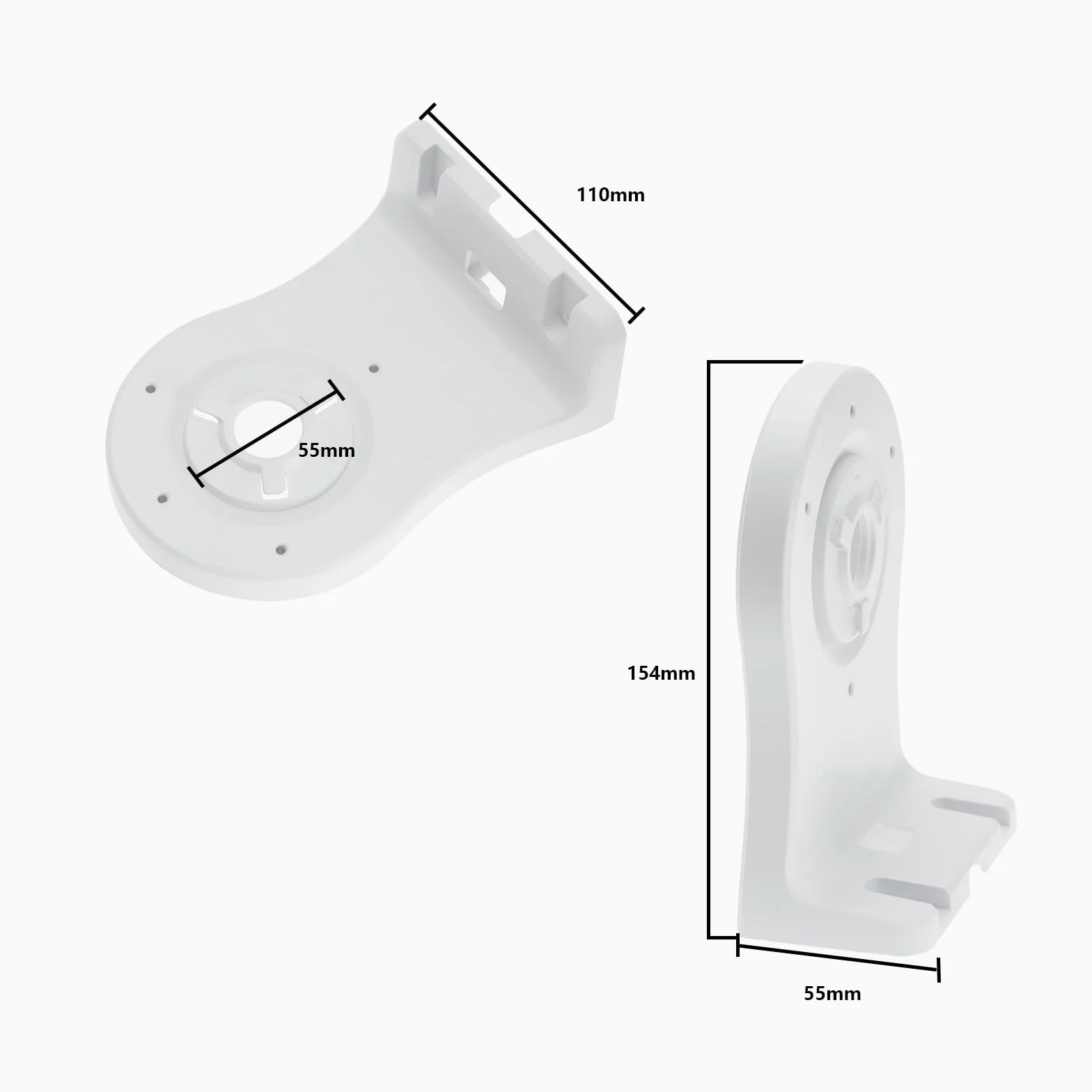 EMSea 2PCS Soportes Montaje en Pared para Cámara Vigilancia Soporte de Montaje en Pared Y Techo para Sistemas Seguridad CCTV Compatible con EZVIZ Serie C6/Serie C4 Soporte para Cámara