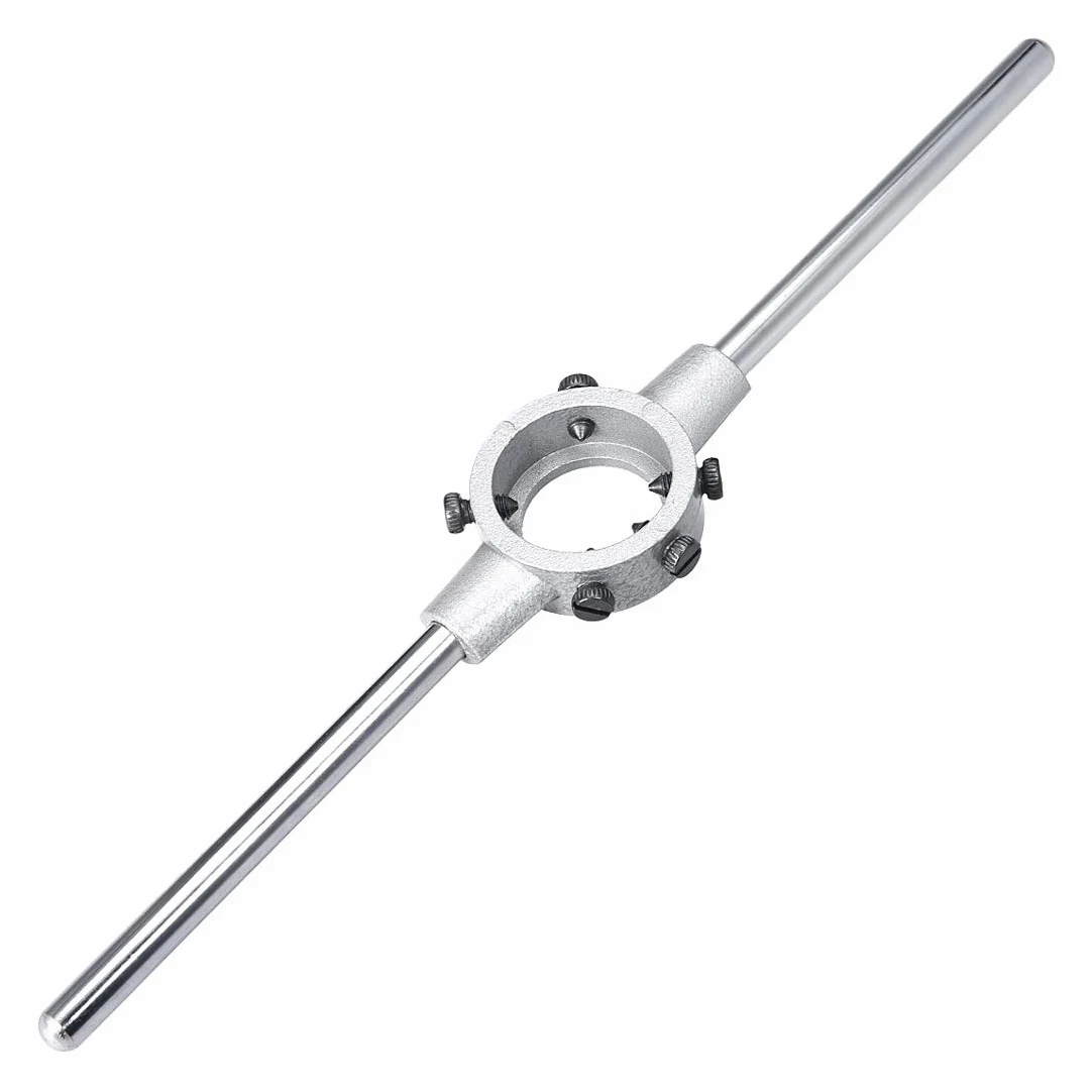 sourcing map Troquel Manija Llave 38mm Diámetro M12-M14 Métrico Redondo Portamatriz
