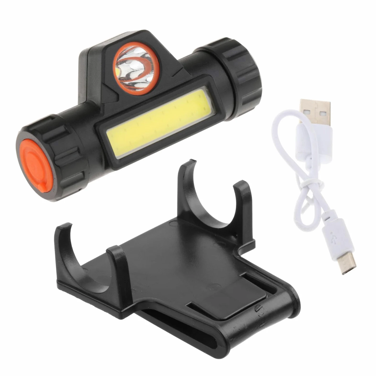 Colcolo Faro para casco de soldadura, linterna con soporte, luz de trabajo recargable, luz fuerte, vista panorámica, soporte para cabeza multifuncional