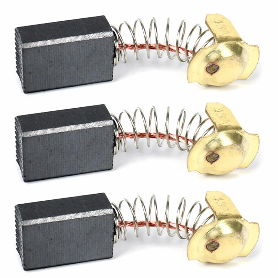 3 pares de escobillas de carbón recambios para herramientas eléctricas