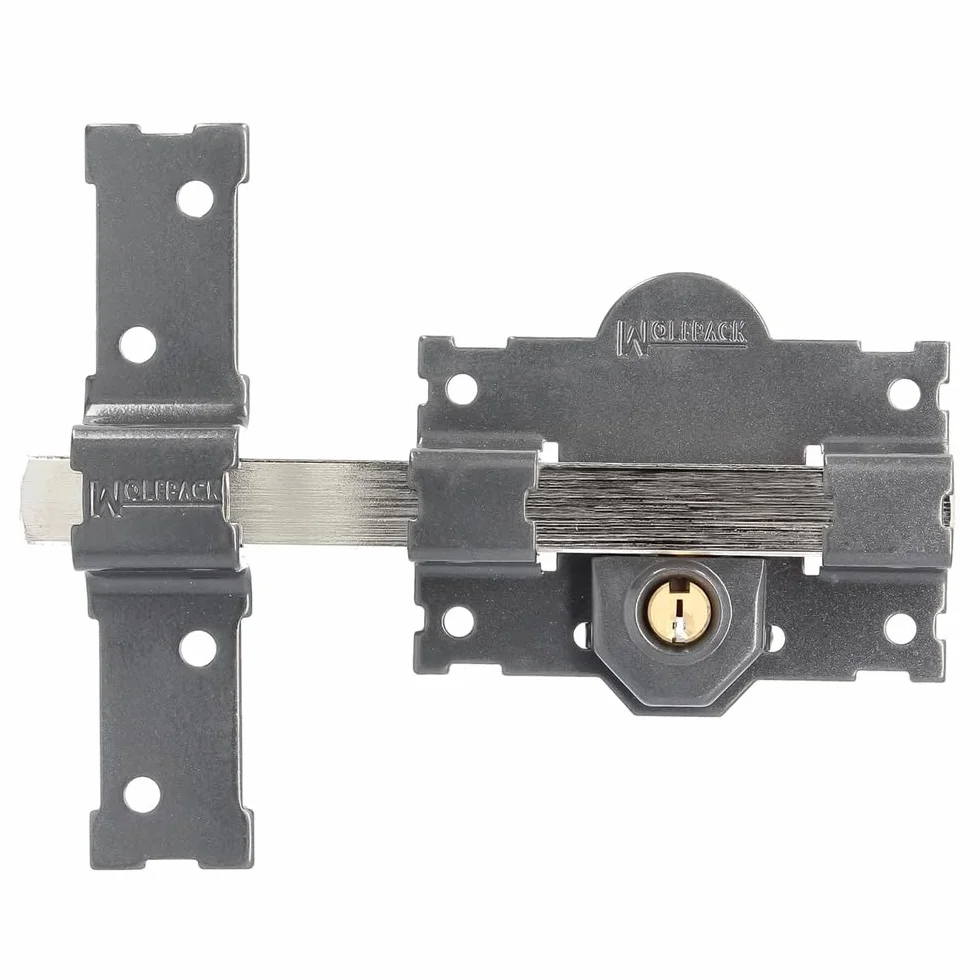 Cerrojo b-2 llave 2 lados pasador de 183mm cilindro redondo de 50mm
