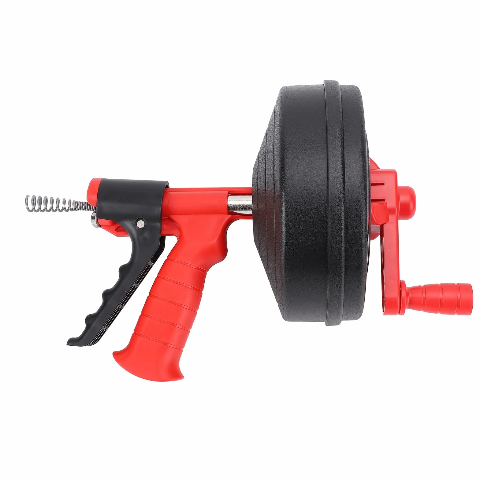 Generic Desatascador de Fregadero Flexible de Acero Al Manganeso 65 de Serpiente de Plomería con Taladro para Uso Doméstico, 1 Serpiente de Drenaje, 1 (Resorte de 10 m.)
