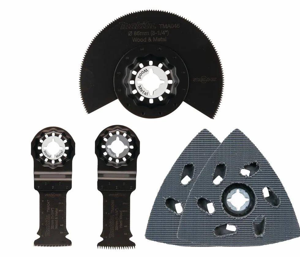 Makita B-67511 Starlock Juego de carpintería multiherramienta