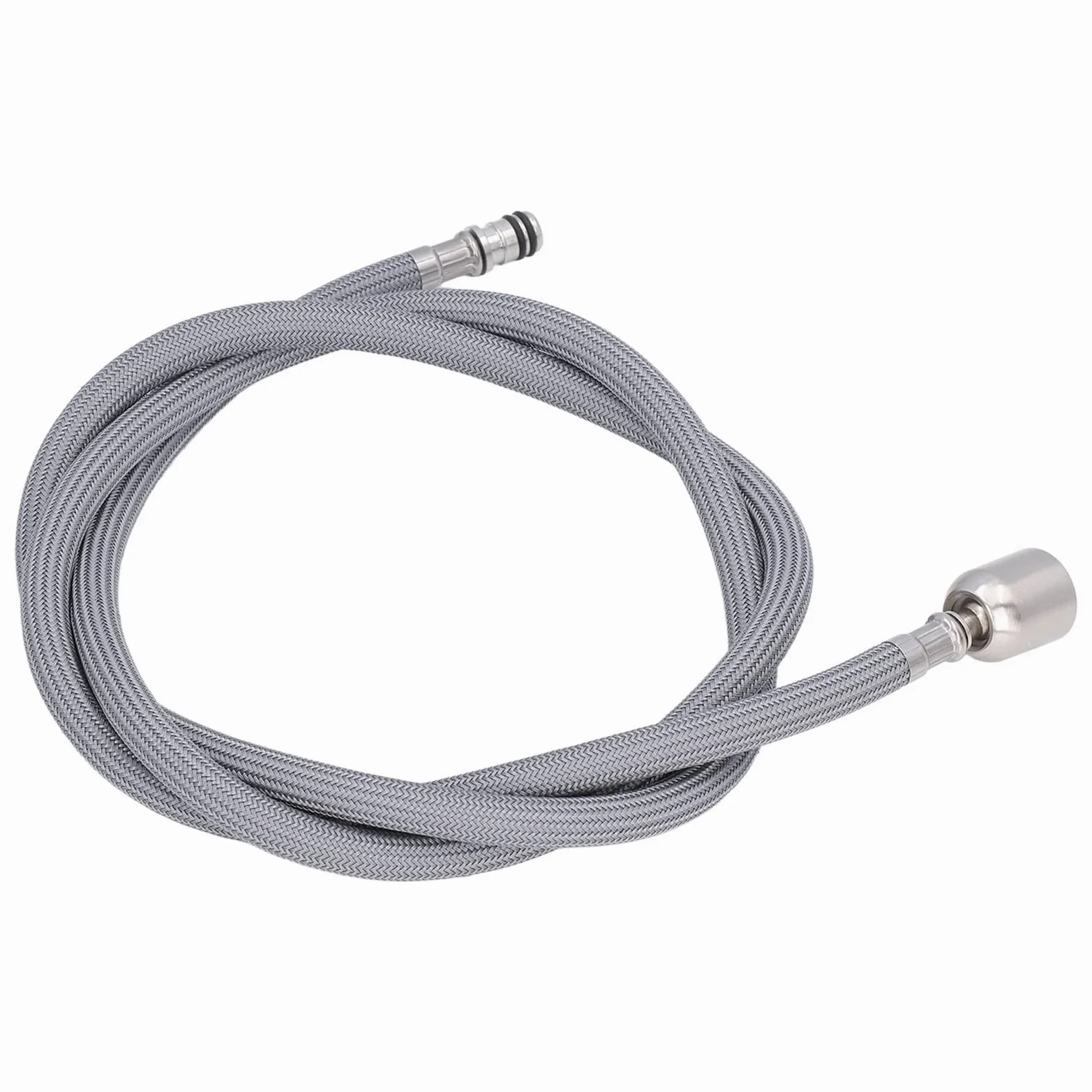 Manguera de Ducha Grifo Extraíble G1/2 1,5 M Flexible PVC Trenzada Nailon Repuesto Baño Cocina Universal