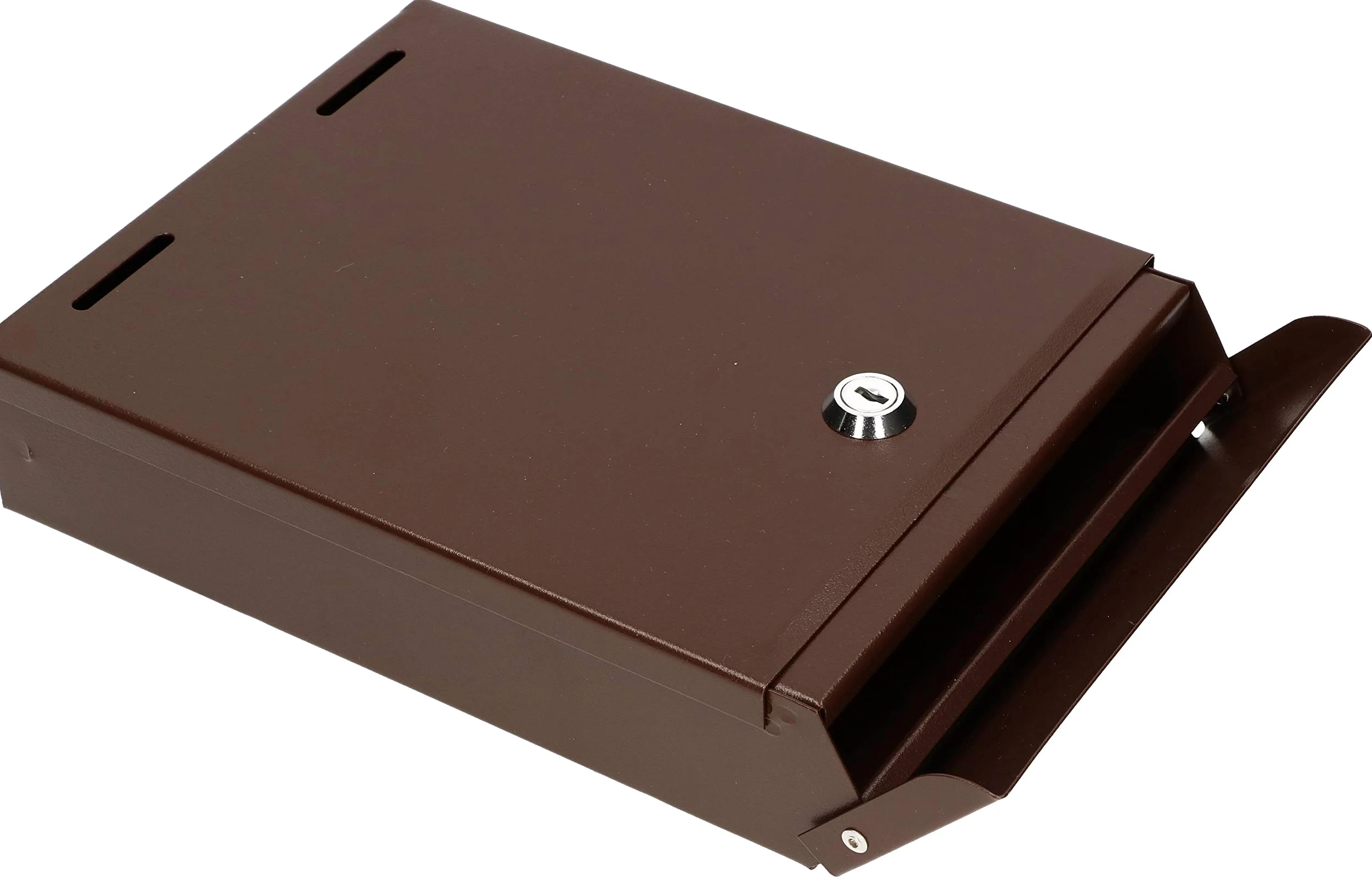 KOTARBAU Buzón de 260 x 180 x 55 mm, marrón, formato C-5 para periódicos aéreos
