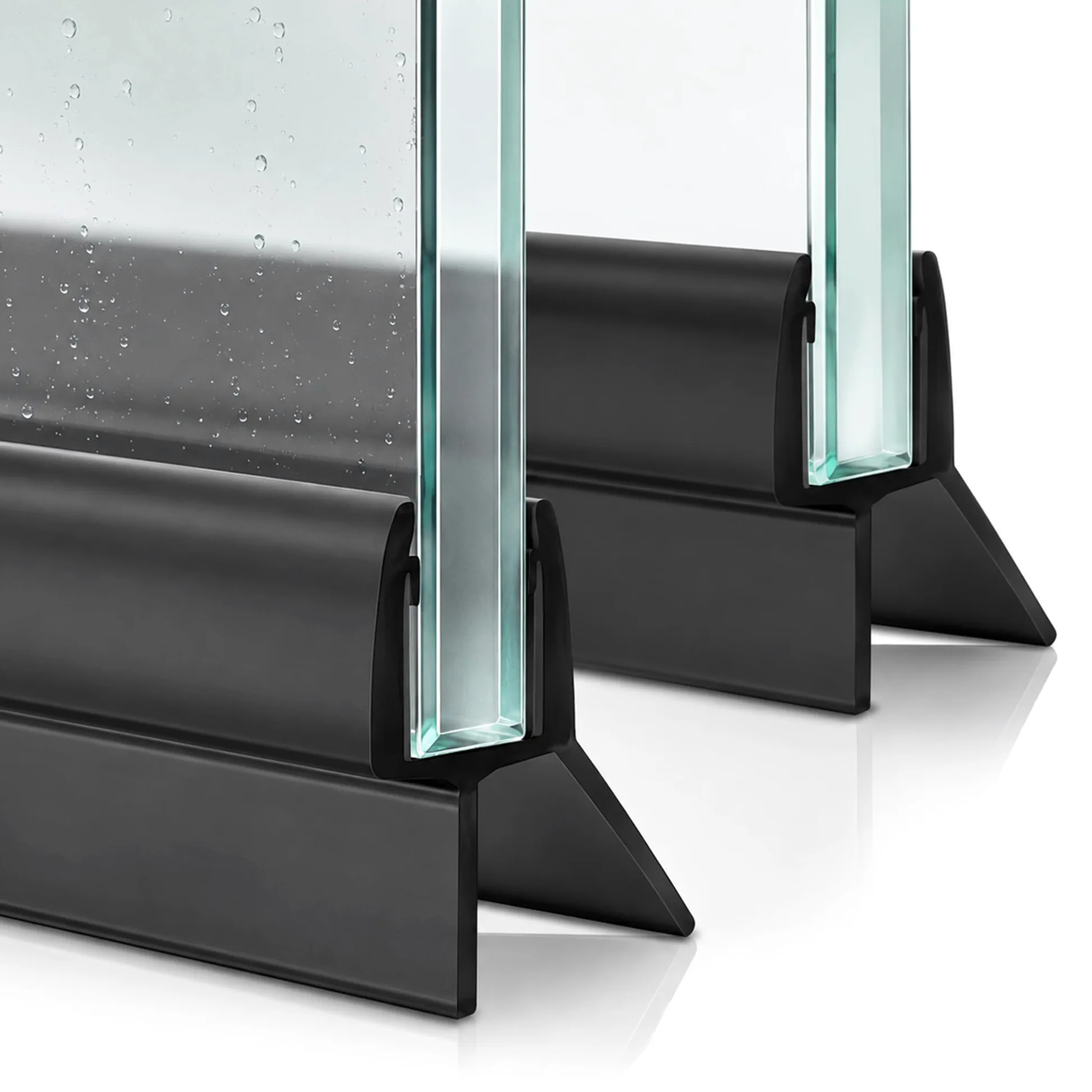Meisterfaktur Goma Mampara Ducha [2x] – Junta de Sellado para Puerta de Cristal de 6, 7 y 8 mm