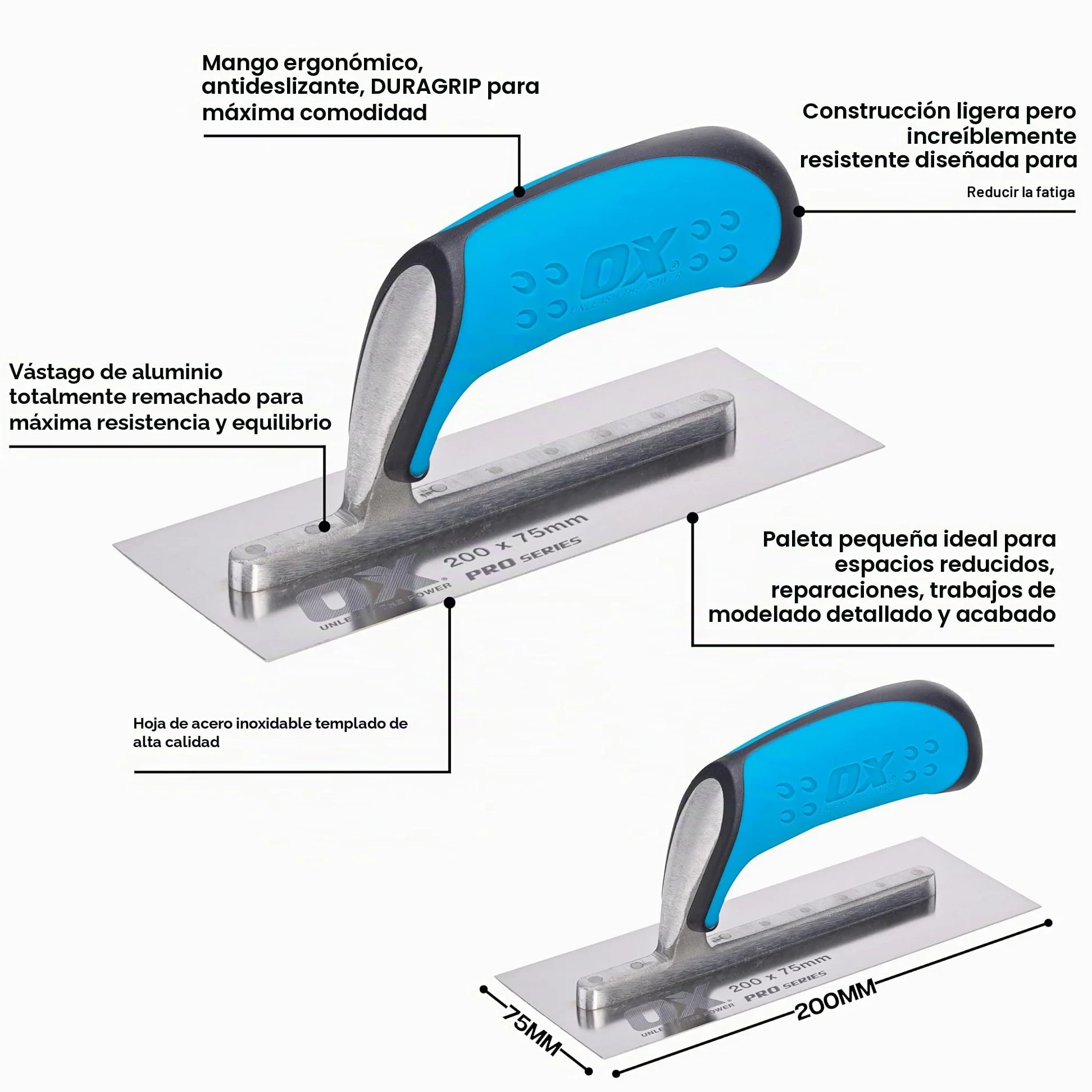 OX Pro Small Trowel - 200 x 75mm