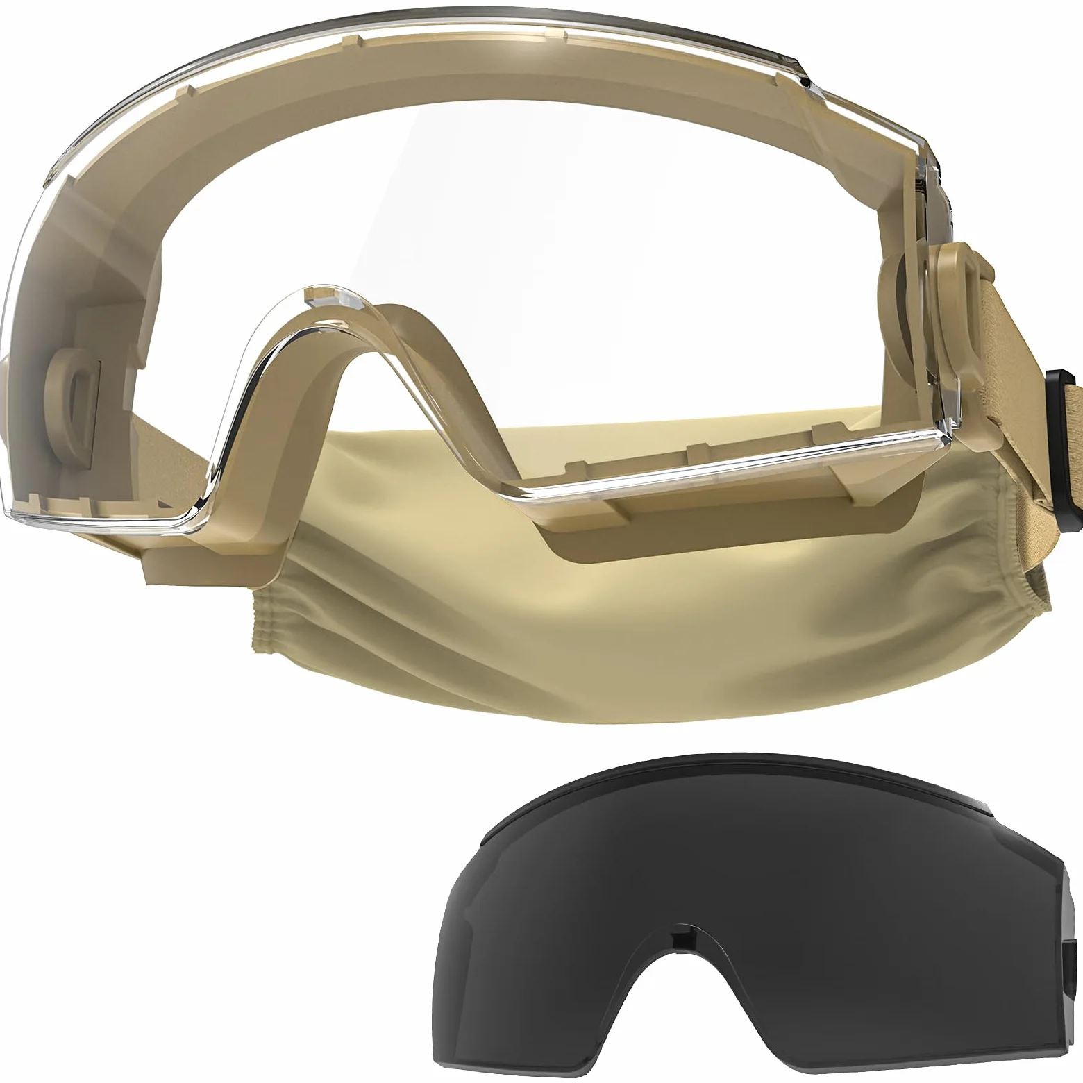 OneTigris Gafas de seguridad antipolvo,con CE EN166 y ANSI Z87.1, gafas de ultravisión para usuarios de gafas, obras, laboratorios, talleres y ciclistas