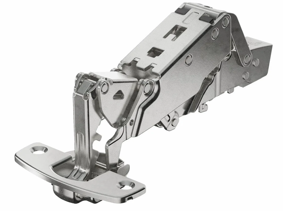 Hettich I-Sensys 8657i Bisagra Oculta Montaje Rápido Sistema Silencioso Integrado Ángulo Apertura 165 Acero Niquelado