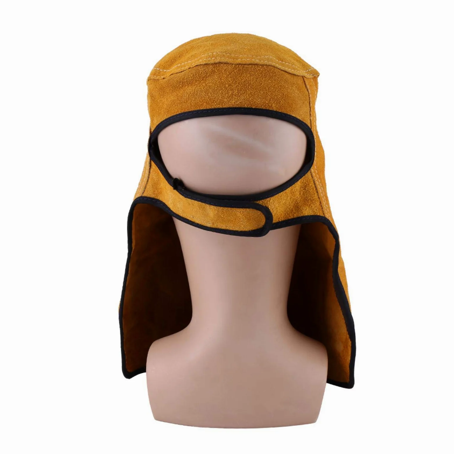 Casco de Soldadura Eujgoov Casco de Soldadura Oscurecedor con Lente Máscara Protectora de Soldadura de Cuero para Trabajadores de Soldadura