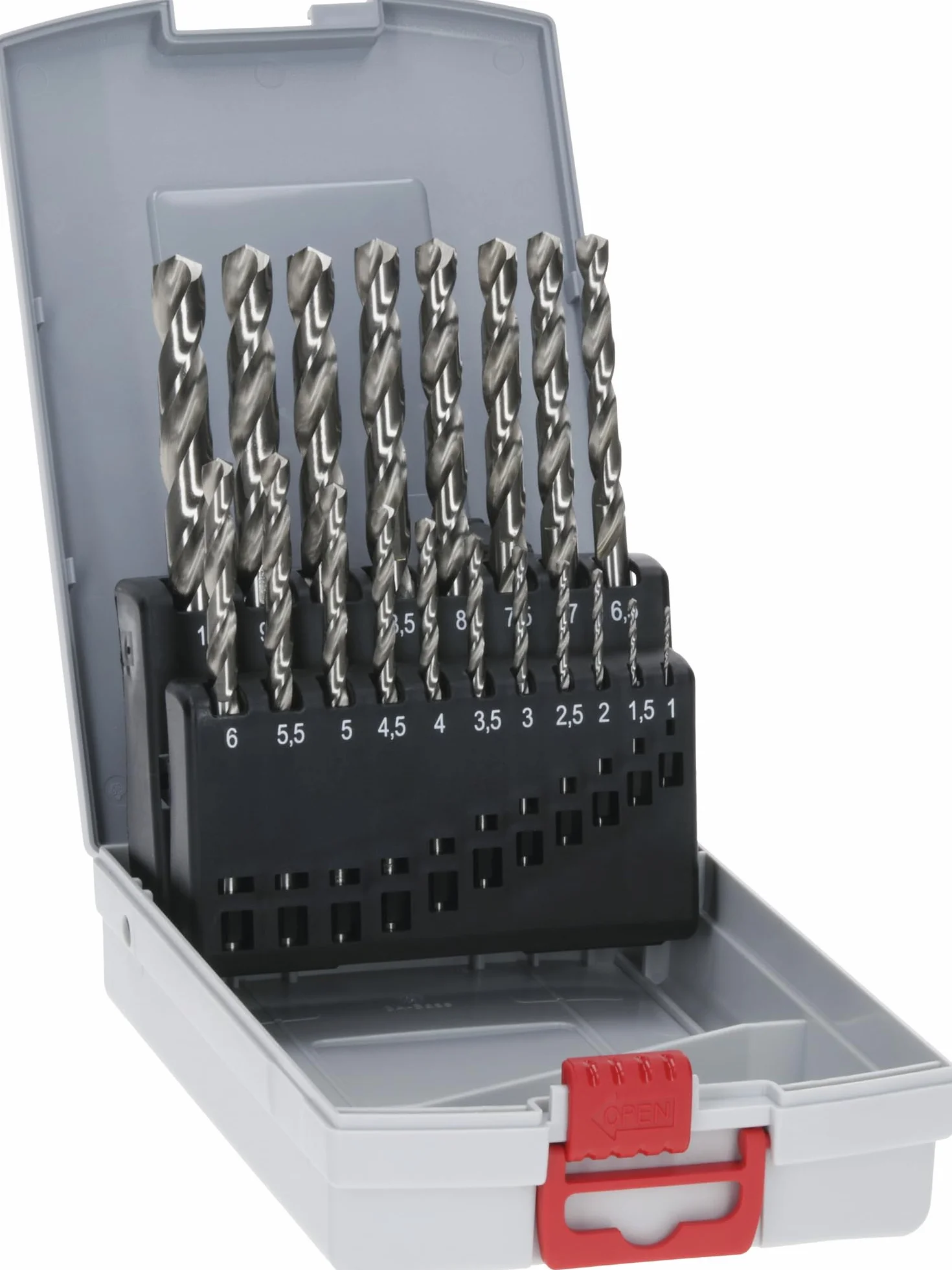 Bosch 2 608 587 013 - Set de 19 brocas para metal ProBox HSS-G, DIN 338, 135° - 1-10 mm (pack de 19)
