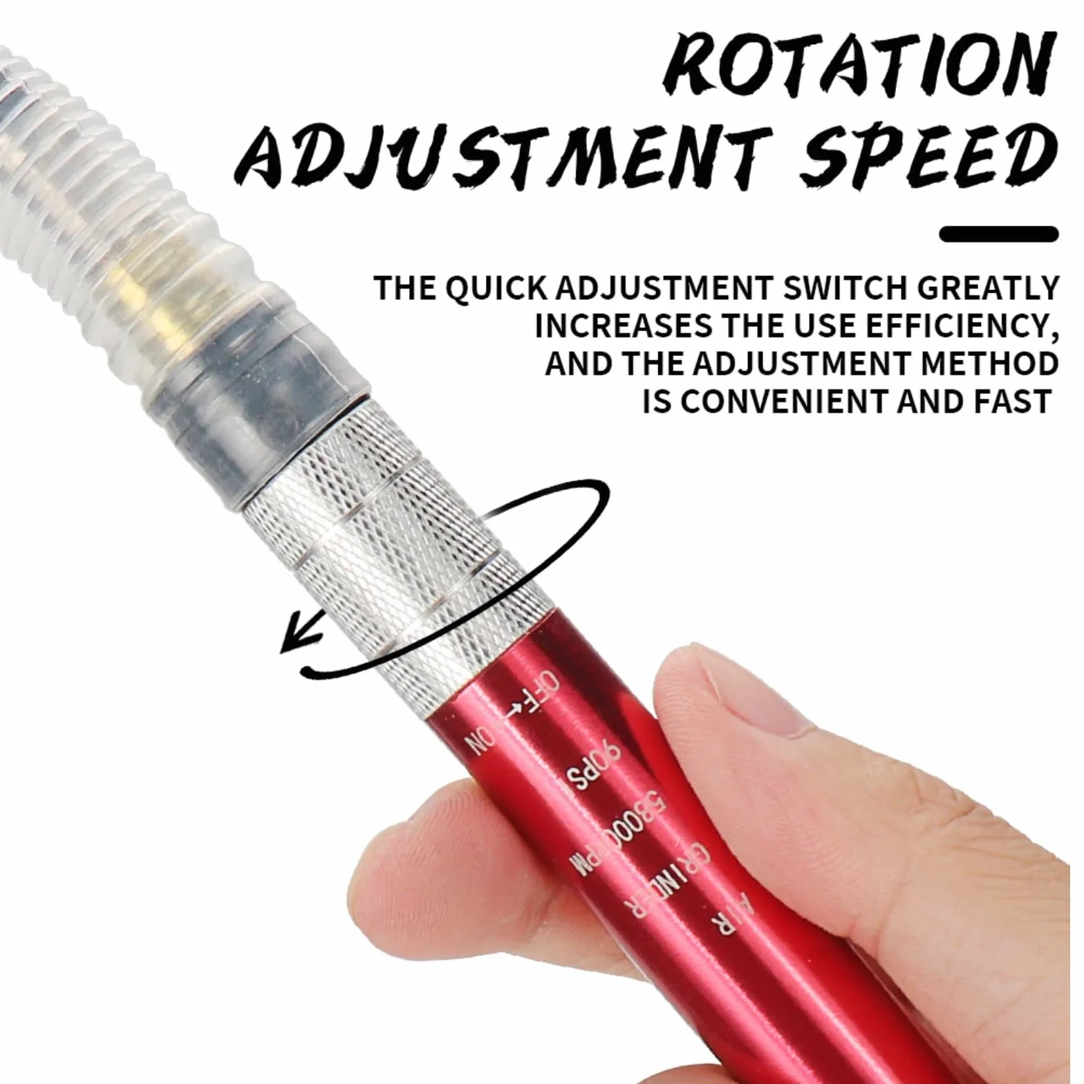 Mini Amoladora Aire Comprimido, 6500RPM Juego De Amoladora Recta PequeñA NeumáTica Lijadora De Barra De Aire LáPiz De Pulido, Pneumatic Pencil Micro Die Grinder Para Grabar, Cortar, Esmerilar, pulir