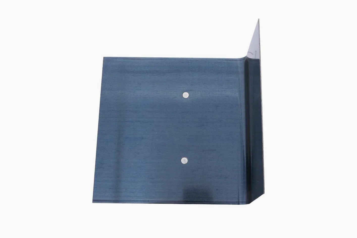 Herramienta de paso de las esquinas exteriores de Marshalltown con un radio de 10 mm y mango DuraSoft, acero azul, dimensiones: 152x152x76 mm