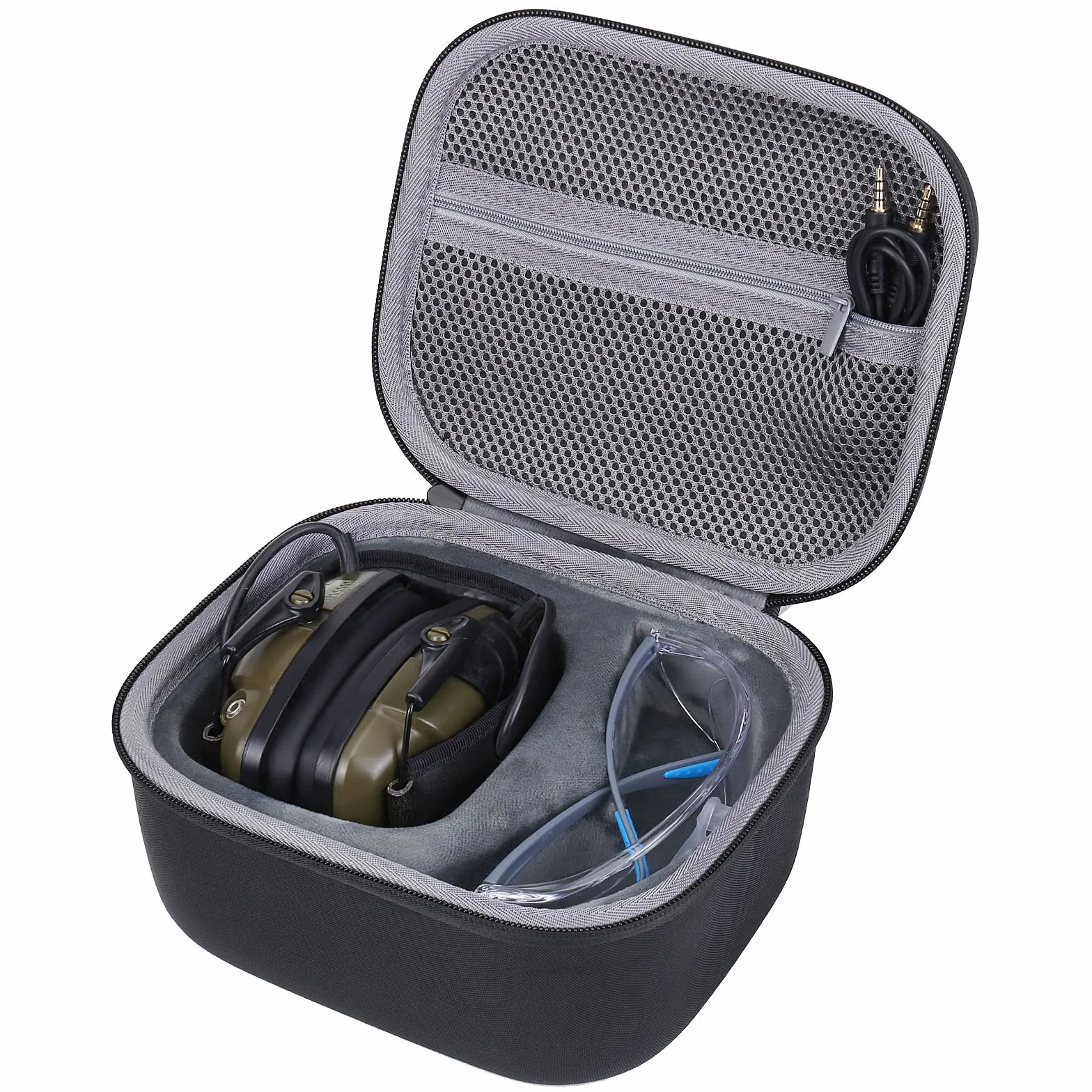 Duro Viajar Caso Cubrir para Honeywell 1013530 Howard Leight Impact Sport orejeras de protección auditiva por co2CREA