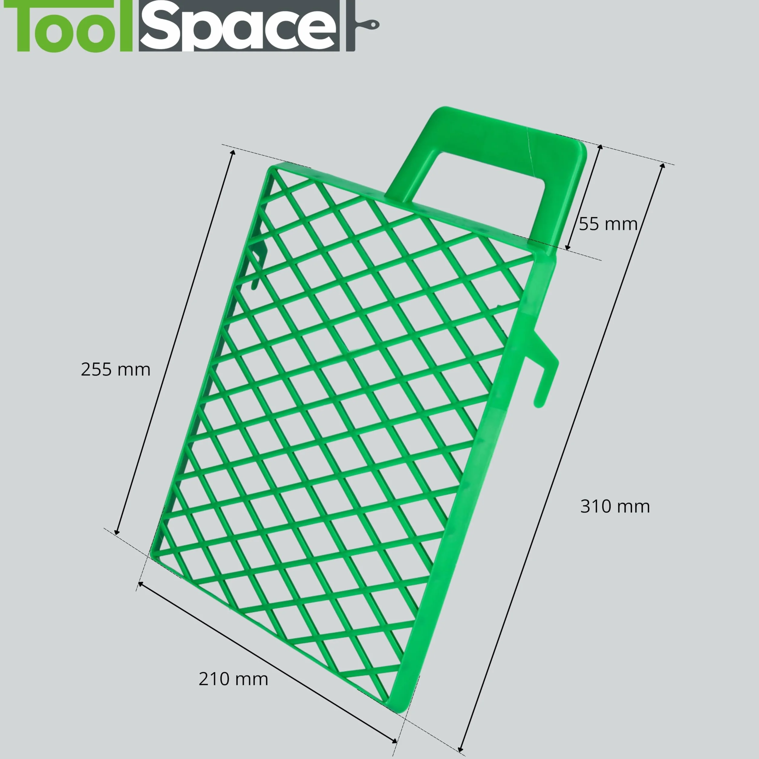 ToolSpace 10x Rejillas de Pintura 21 x 25,5 cm Rejillas rascadoras de Pintura de plástico Verde, Rejillas para Pintura, Accesorios de Pintura, Rejillas de Goteo, rascadores de Pintura