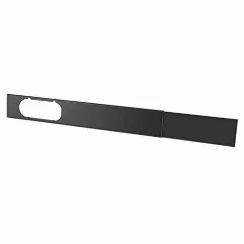 Klarstein Window Kit 2 New Edition - Sellado de Ventana, Ventanas deslizantes, para Aire Acondicionado portátiles, Orificio de Salida de Aire, Montaje Horizontal o Vertical, PVC, Negro