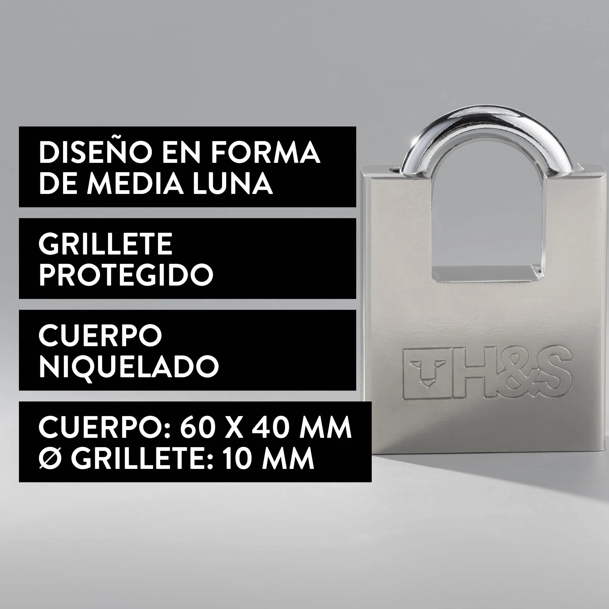 H&S 5 llaves 60 mm Heavy Duty Almacén Contenedor Garaje Contraventana Candado Puerta Cadena Cerradura-Juego de 2