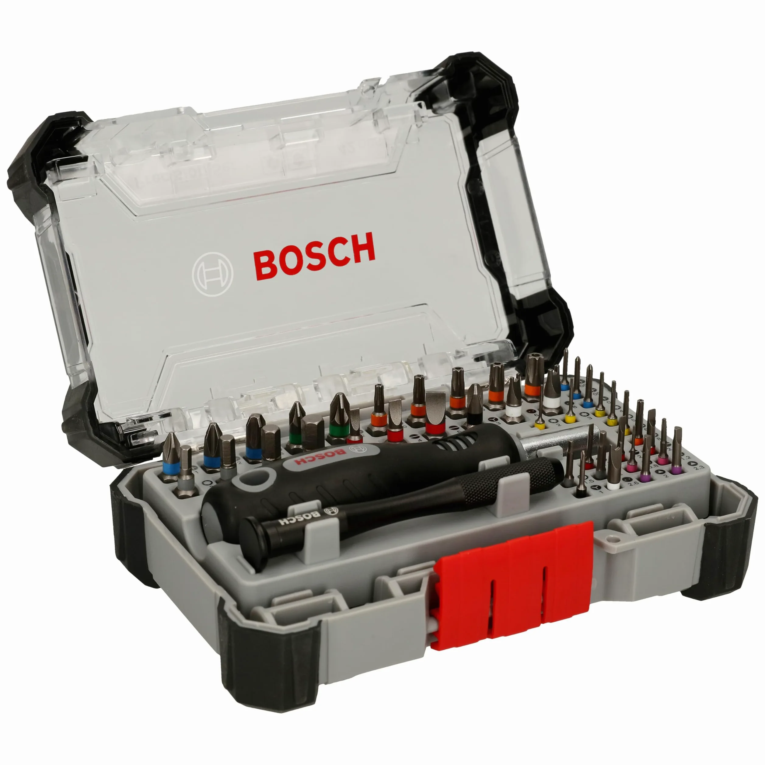 Bosch Accessories 42 piezas Set de Puntas de Atornillar de Precisión (para cabezales de precisión y estándar, Accesorios Destornillador), Amazon Edition Estándar